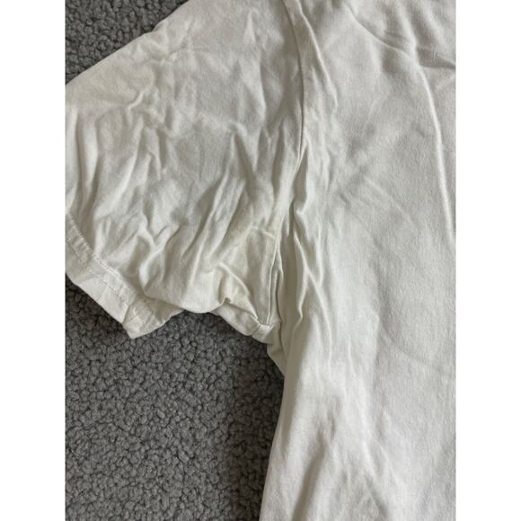 Vintage Billabong Mens medium T-Shirt White Short Sleeve Crewneck Tee - Picture 5 of 6